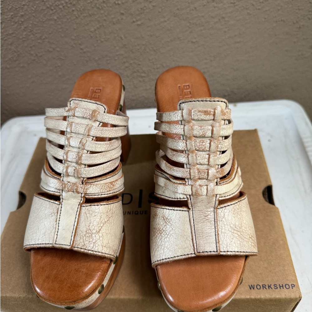 BED STU Shantel Platform Sandals Nectar Lux. 8.5 - Picture 3 of 8